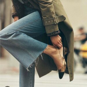 Veronica Beard Gold Cecil Slingbacks